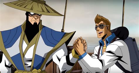 First Mortal Kombat Legends: Scorpion's Revenge Clip Introduces Johnny Cage to Lord Raiden