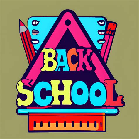 Back to School Logo Tshirt · Creative Fabrica