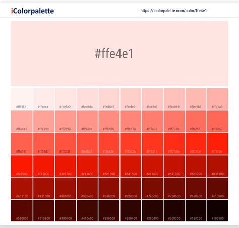 Misty Rose information | Hsl | Rgb | Pantone