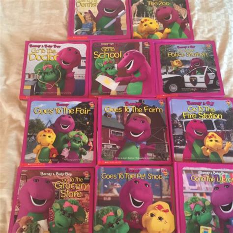 Barney Vhs Lot Books