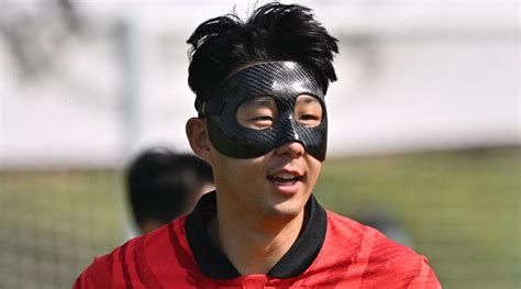 South Korea’s Son Heung-min trains with protective mask on, raises hope of participation against ...