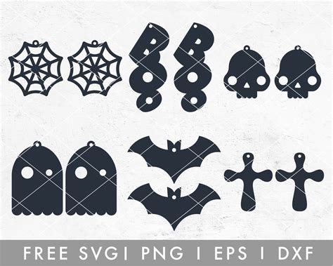 FREE Halloween Earring Making SVG Cut File for Cricut, Cameo Silhouette ...