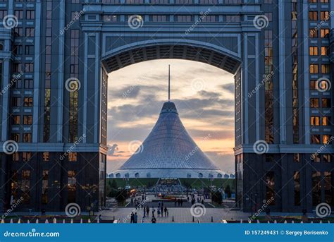 Nur-Sultan, Kazakhstan, August Editorial Photo - Image of dusk, attractions: 157249431