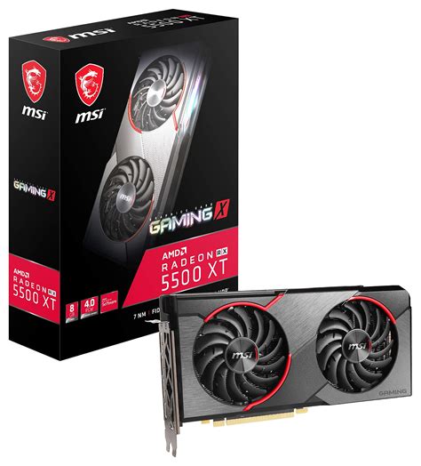 Buy MSI Gaming Radeon RX 5500 XT Boost Clock: 1845 MHz 128-bit 8GB ...