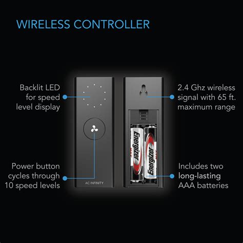 AC Infinity CONTROLLER 63, Wireless Remote Fan Controller | direct from ...