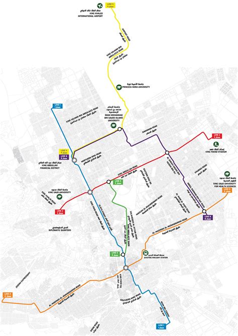 List of Riyadh Metro Stations Lines and Routes | Arabian Gulf Life