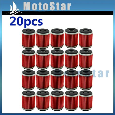 20pcs Fuel Oil Filter For Yamaha ATV 4 Wheeler Quad Dirt Motor Bike ...