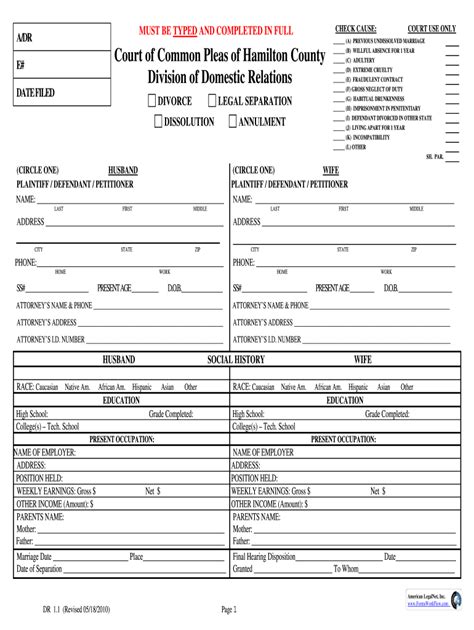 Hamilton county juvenile court forms: Fill out & sign online | DocHub