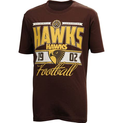 Hawthorn Hawks Youth Printed Tee Shirt - AFL