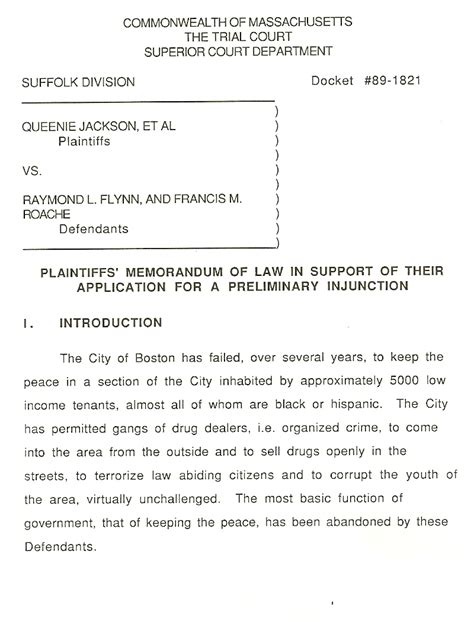 Plaintiff's Memorandum