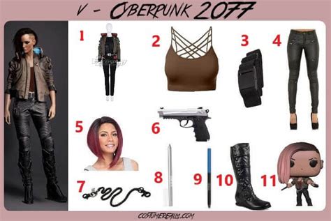 Best Cyberpunk 2077 V Cosplay Costume Guide