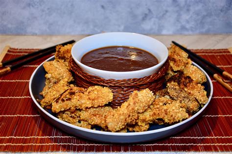 Crispy Cashew Chicken with Chinese Plum Sauce - HealthYummy Food