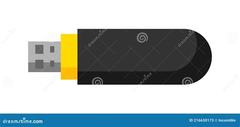 Illustration of Flash Drive. Promotional Template for Industry and Business. Stock Vector ...