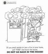 Fire Safety Coloring Book Printable sketch template