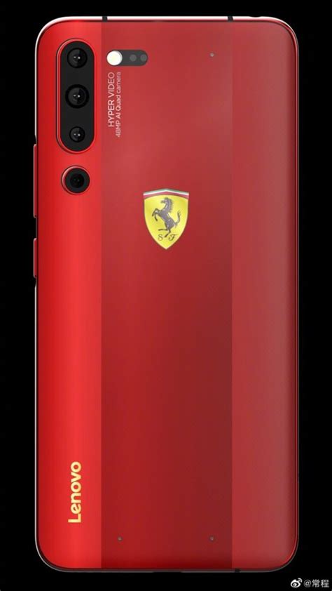 Lenovo Z6 Pro Ferrari Edition image shared by Lenovo's VP - Gizmochina