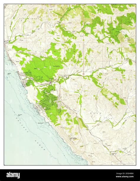 Map of cambria california hi-res stock photography and images - Alamy