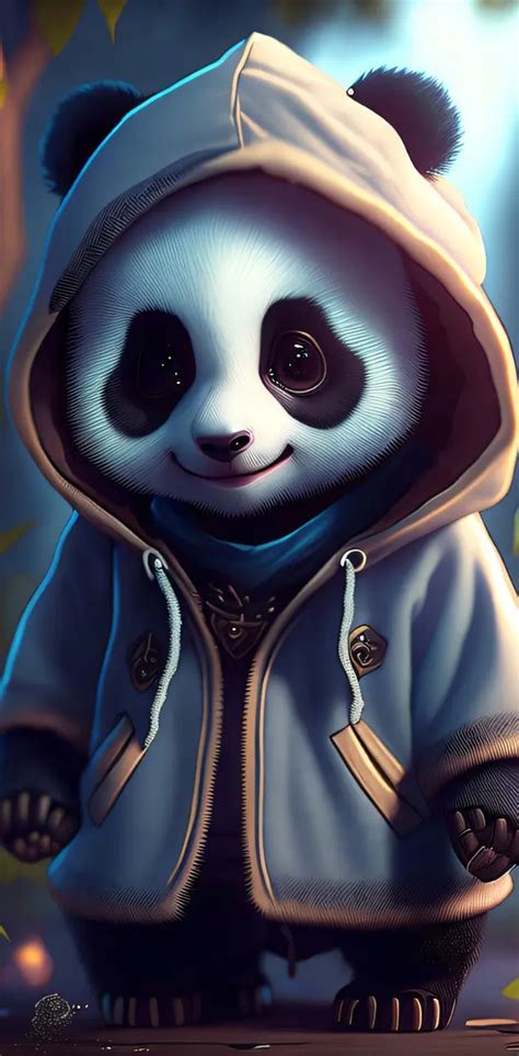 Cute Panda 4k wallpaper by Castropee - Download on ZEDGE™ | 84f5