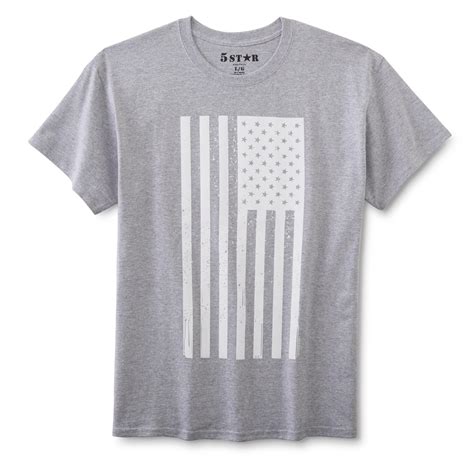 Men's Big & Tall Graphic T-Shirt - USA Flag