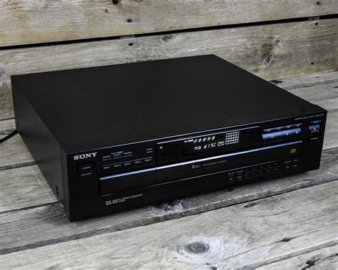 Vintage Sony Player, 5 Disc Changer, 1994 Japan, CDP-C345 Digital, High Density, Linear ...