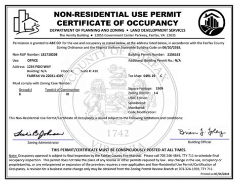 Certificate Of Occupancy | PrintableDB.web.app