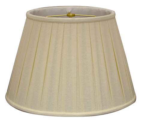 Royal Designs 18" Empire English Pleat Lamp Shade Linen Eggshell - Walmart.com