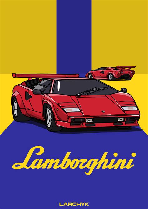 ArtStation - Lamborghini Countach 5000 S 1984