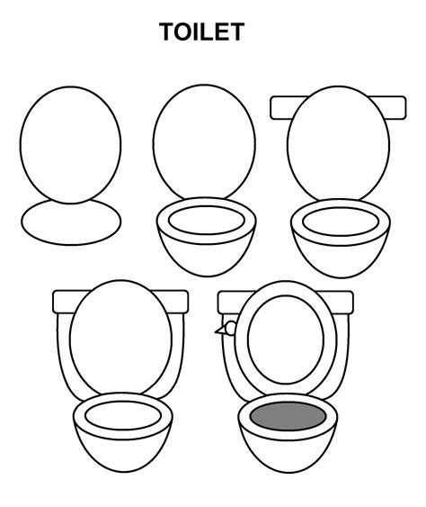 How To Draw A Easy Toilet at How To Draw