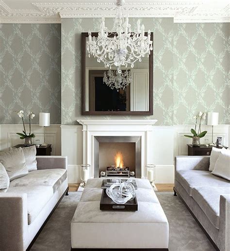 Diamond Twigs Wallpaper in Greens and Neutrals design by Seabrook Wall – BURKE DECOR | Best ...