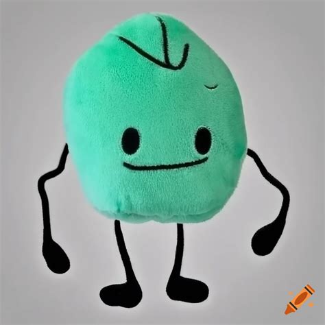 Cute plush toy of leafy from bfdi on Craiyon