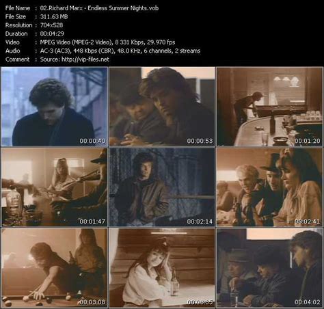 Richard Marx - Endless Summer Nights - Download Music Video Clip from VOB Collection «Richard ...