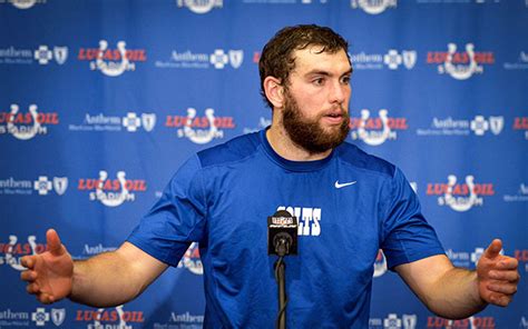 Andrew Luck on his neck beard: 'I know it's a bad look' - CBSSports.com