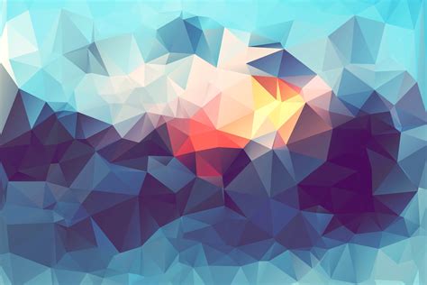 Abstract Low Poly HD wallpaper