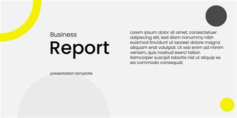 simple cover of a business presentation template 8699430 Vector Art at ...