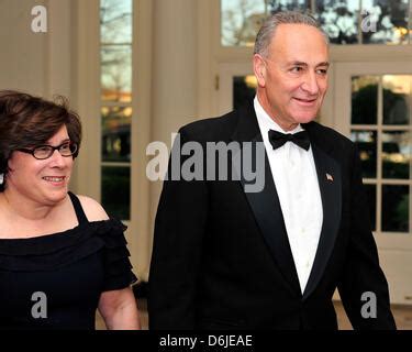 United States Senator Charles Schumer (Democrat of New York) and his wife, Iris Weinshall ...