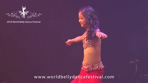 2016 World Belly Dance Festival - Children Solo Category 1st Runner up, Jacqueline Lee, SG (Age ...