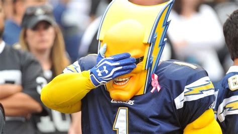 The Chargers Introduced A New Mascot: A Dog... Which Is Shameful. BRING ...