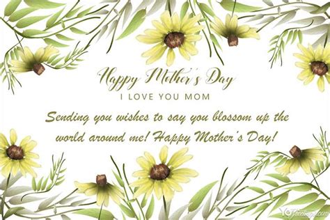 Flower Card Messages For Mom | Best Flower Site