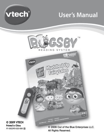 Bugsby Reading System Super Why Muddled Up Fairytales User's Manual | Manualzz