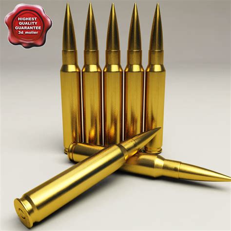 3d model cartridge 408 cheytac