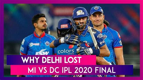 Mumbai vs Delhi IPL 2020 Final: 2 Reasons Why Mumbai Won and 3 Reasons ...