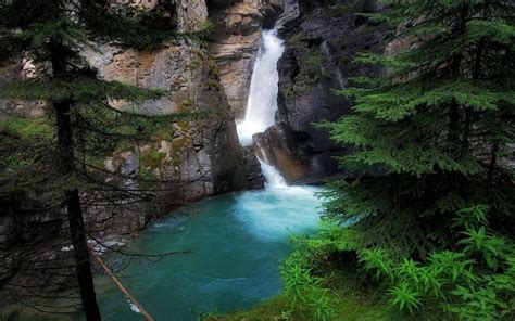 Beautiful mountain waterfall wallpaper | Waterfall pictures, Waterfall ...