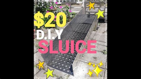 Diy Sluice Box Design Pictures