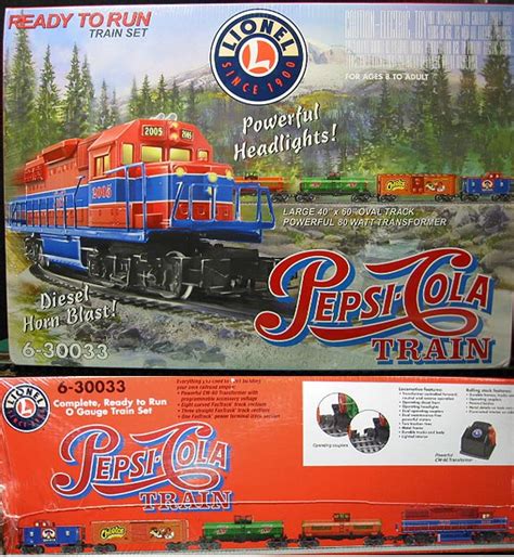 Lionel 0 PEPSI-COLA TRAIN SET UNCATALOGED PROMO 2005