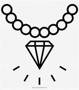 Pearl Necklace Coloring Page Book PNG Image  Transparent sketch template