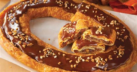 Item #: 280 - Turtle Kringle | Homemade chocolate sauce, Homemade chocolate, Kringle recipe