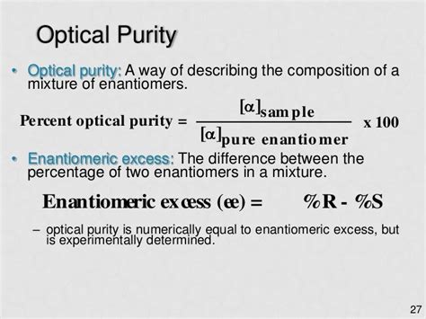 Optical isomerism