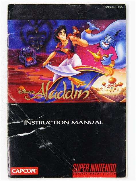 Aladdin [Manual] (Super Nintendo / SNES) – RetroMTL