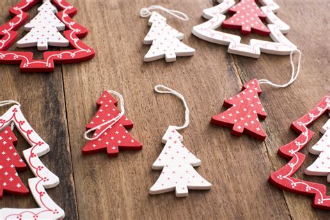Photo of Wooden tree shaped Christmas ornaments | Free christmas images