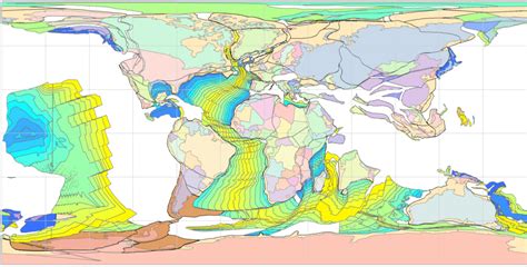 Paleogeographicreconstruction during the Maastrichtian (70 Ma) (Scotese, 2006, PALEOMAPProject).