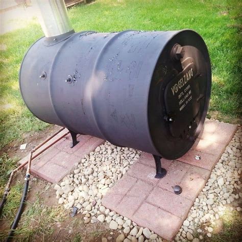 Wood Burning Pool Heater - Great for Suburban Pools | Barrel stove, Diy wood stove, Wood burning ...